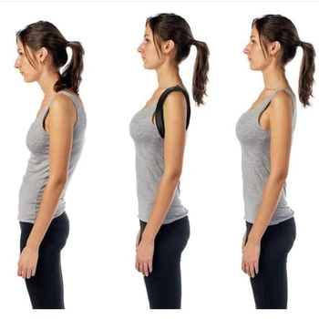 YOSYO Brace Support Belt Регулируема Коректор Стойка на Гърба на яката костите на гръбначния Стълб се Върти Рамото Лумбална Корекция стойката на тялото