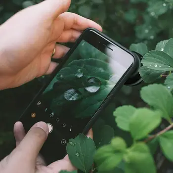 Ulanzi 10X Макро Phone Camera Lens Оптично Стъкло Универсален Обектив за Android iPhone 12 pro max Piexxl One Plus Xiaomi 11 Huawei