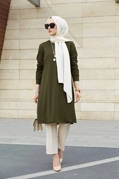 Туника Ейд Мубарак Абая Турция. → мюсюлманската рокля кафтан caftans Абаяс Ислямска облекло за жени, Мосул