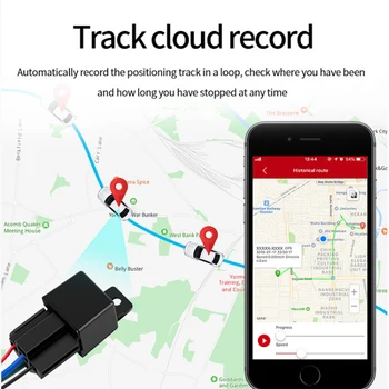 Най-новият MV720 Relay GPS Tracker Car GPS GSM Локатор Проследяване Remote Control Anti-theft Monitoring Cut Oil Power Mini Car Tracker