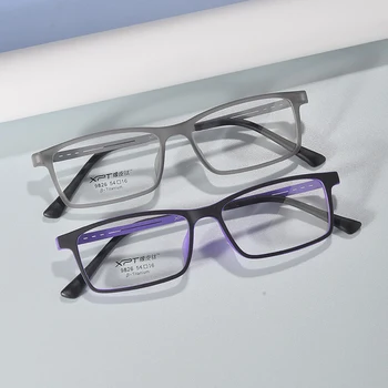 BCLEAR Оптични Очила Рамка за Мъже и Жени Титанов Гъвкави Крака с TR-90 Пластмасова Предна Рамки очила Очила Рамка