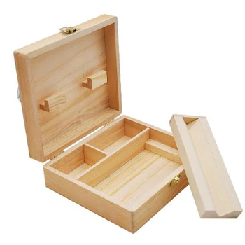 Дървена Кутия За Съхранение На Дължина 170 См С Тава За Цигари От Натурални Ръчно Изработени Дървени Тютюн И Фитинги За Тръби С Билков Кутия За Съхранение