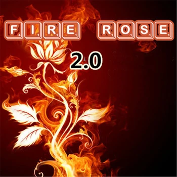 The Fire Rose 2.0 Magic Tricks Fire Magic Props Illusions Stage Magic Trick Close Up Magic Street Mentalism Gimmick Show Party