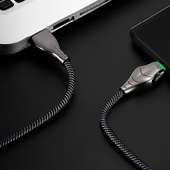 Black Mamba 5A Fast Charging Кабел 1M 2M 3M Data Cord For iOS Micro Type C Charger Тел Adapter For iPhone, Samsung, Huawei, Xiaomi