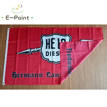 Флаг HELA DIESEL Hermann Lanz Aulendorf Trecker 2ft*3 фут (60*90 см) 3 фут*5ft (90*150 см) Размер на Коледна Украса за дома