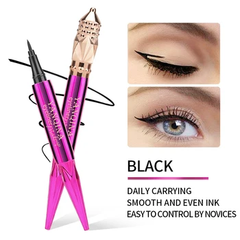 Ultimate Black Eyeliner Pen Eye liner четки Cop Cosmetics Водоустойчив Силен Грим на очите за жени Течен быстросохнущий Молив за очи