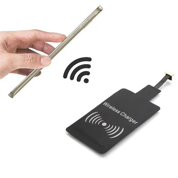 Универсален Qi Безжичен Адаптер кабел за зареждане на Приемника За iPhone Plus Samsung Andriod кабел за зареждане Рецептор