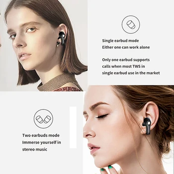 Графити стил TWS True Wireless Bluetooth Спортни Слушалки в ушите Универсална Слушалка Bluetooth слушалки Слушалки