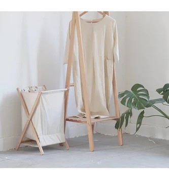 Кошница за съхранение на мръсни дрехи ins Nordic възпрепятстват clothing fabric folding home bathroom