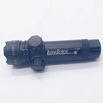 Високо Качество Червен/Зелен Лазер се Използва за Пистолет Костюм 25.4/30 мм Пръстен 20 мм Релса Лазерен Прицел За Лов Може да Регулируем Нагоре Надолу Наляво Надясно