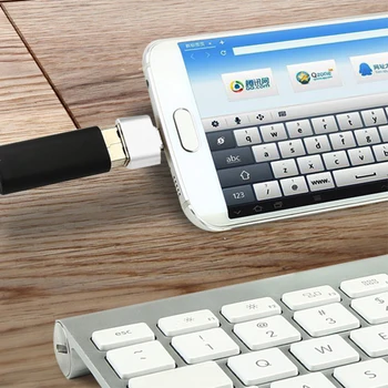 Micro USB 2.0 Адаптер Type-C КЪМ USB OTG Адаптер За Xiaomi Mi5 Mi6 Huawei Samsung Мишка Клавиатура Висока Скорост OTG Функция