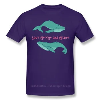 Висококачествено Мъжко Облекло Star Trek Science Fiction Series Space Travel Тениска Save George And Gracie Shirt Fashion С Къс Ръкав