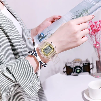 Модни Часовници Дамски Мъжки Златни на Ежедневните Ефирни цифрови Спорт Часовници Подарък Любовник Часовник Детски Ръчни Часовници Дамски Reloj mujer
