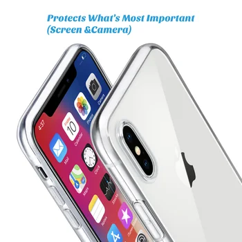 Калъф CasesTransparent Калъф за телефон iPhone 11 Pro XS Max X 8 7 6s Калъф За iPhone XR Plus 5 5S SE Силиконова Мека делото