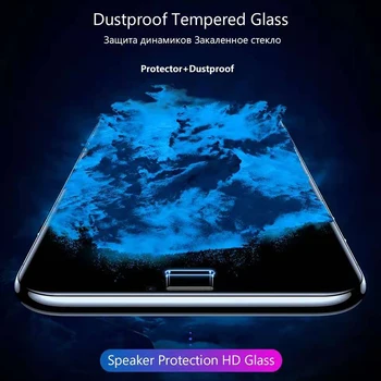 2 Штучное Стъкло За iPhone 12 11 Pro Max X XR XS Протектор на Екрана На iPhone 12mini 7 8 Plus 6 Закалена Филм Слушалка С Пылезащитной Мрежа