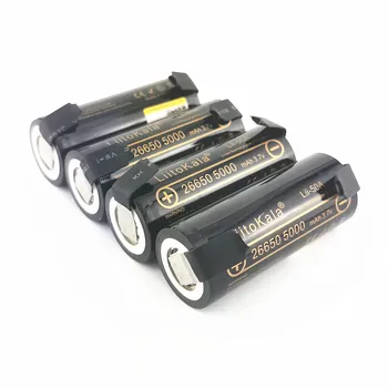 LiitoKala Lii-50A 26650 5000mah 26650-50A Литиево-йонна батерия 3.7 Акумулаторна Батерия за Фенерче 20A +DIY никел листове