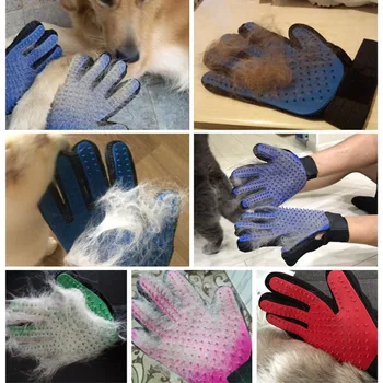 Guante para гато dog Grooming Ръкавица pet products mascotas cat Hair Deshedding Remove Cleaning Puppy Massage dla psa gatos honden