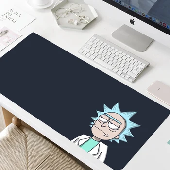 2021 Аниме Morty Gaming Мишка Large Locking Edge да Speed Game Gamer Mouse Pad Soft Laptop Notebook Mat for CSGO .
