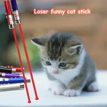 LED Light Laser Toys Red Laser Pen Tease Cats Пръти Видимата Светлина Laserpointer Забавни Интерактивни Продукти За Домашни Любимци, Аксесоари За Котки