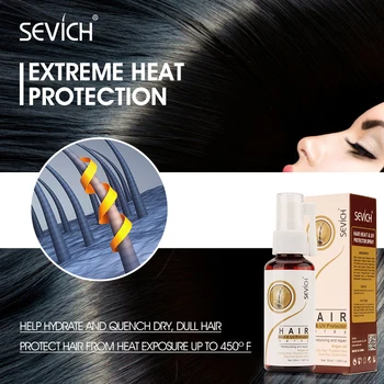 SEVICH 50ml Hair Anti-UV Спрей Protect Hair High Temperature Styling Heat Tools Moisturizing Hair Care Heat Insulation Spray