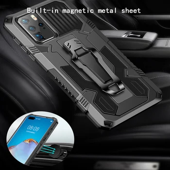 JKaiSen устойчив на удари Задната Скоба Защитен Калъф За Huawei Honor 9X 9S Pro Магнитен Кола Калъф За Телефон Honor 20 20S на Кутията