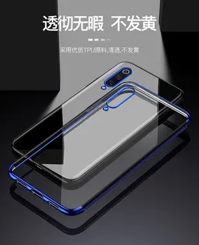 За Xiaomi Mi 9 Case Мек силикон Фино покритие прозрачна Защитна делото калъф за xiaomi mi 9 Se 9Se xiaomi 9 phone shell