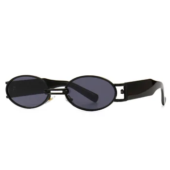 JASPEER Пънк Овални слънчеви очила За мъже Брандираната дизайнерски обувки Steampunk Слънчеви очила За жени UV400 Шофиране Нюанси очк