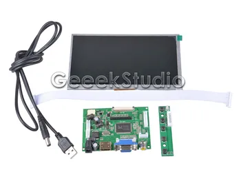 7-инчов 800*480 LCD Монитор Дисплей с Плащане на водача, HDMI, VGA 2AV за Raspberry Pi 3/2 Model B