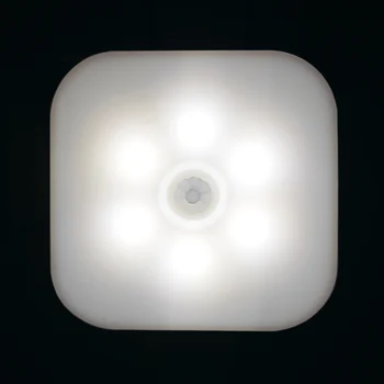 Night Light With Plug EU Smart Motion Sensor Night LED Lamp Home Staircase Closet Aisle WC Нощна Лампа За Коридора Pathway A3