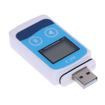 Мини Данни дървар Температура USB Temp Recorder Вътрешен Сензор IP67 Digital Температура Recorder Termometro Digital highquality
