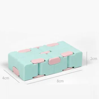 Infinety Cube Fidget Toy Пръст Decompress Fidget Cube Преносим Лесен Куб Анти-Стрес Juegos Antiestres Niños C1