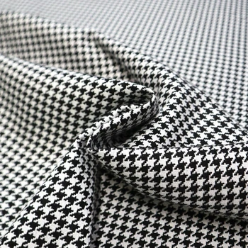 Европейската жаккардовая плат марка G customization Classic houndstooth yarn-dyed jacquard dress suite jacket fabric