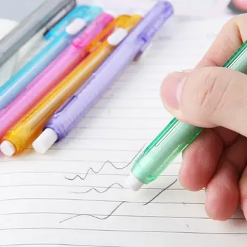 Creative Press Pen формата на сърце Гумите Writing Drawing Молив Erase Студентски School Office Stationery Обучение Живопис Аксесоар M5TE
