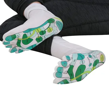 Наскоро на Жените и Мъжете Рефлексологические Чорапи Single Toe Design Far East Healing Principles Sock DO99