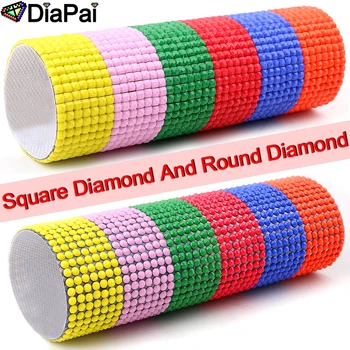 DIAPAI 5D САМ Diamond Живопис Full Square/Round Пробийте 