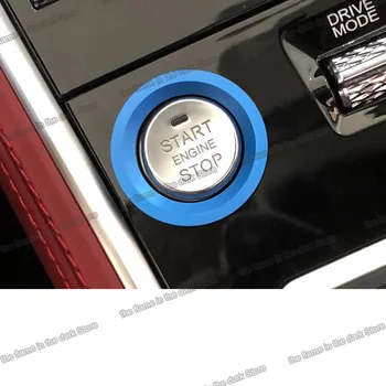 Lsrtw2017 Цинк Сплав Автомобилен Двигател Старт-Стоп Бутон Апликации Пръстен Капак за Changan Eado Plus Eado Xt 2018 2019 2020 2021 Аксесоари