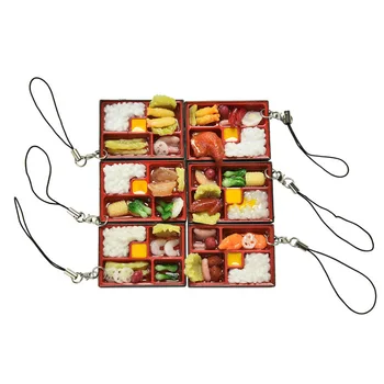1бр Японската Храна Ключодържател Моделиране на Суши Ремък Ключодържател Бижута За Жени
