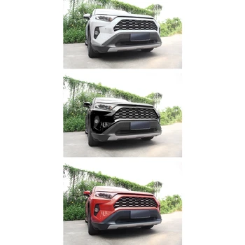 54 Бр. Неръждаема Стомана 3D Предна Решетка Стикер Покритие за Toyota Rav 4 Rav4 2019 2020 2021 Оформление на Автомобила