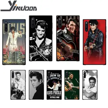 Yinuoda Elvis Presley мек черен калъф за телефон funda за Samsung galaxy J2 J2 J3 J4 plus J5 prime J7 2016 J6 note 5 8 9 10 седалките