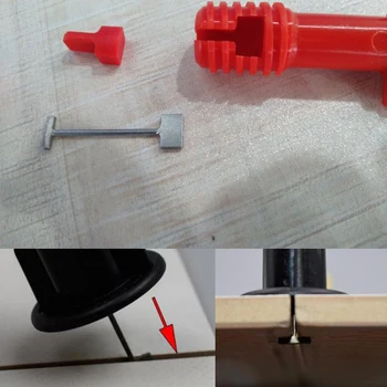 201pcs 1.5 mm Resuable Anti-Lippage Локатор Инструменти За изравняване на керамични плочки с Дебелина 5-17 мм Пода и стените.