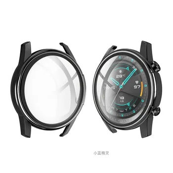 Стъкло+Калъф Huawei Watch gt 2/2e 46 мм 42 мм Аксесоари Пълно Покритие на Екрана Броня Закалено Покритие протектор gt2 gt2e