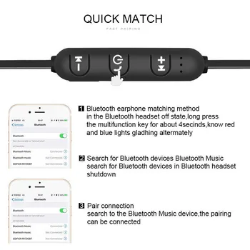 XT11 Безжични Bluetooth Слушалки Earloop Слушалки Fone de ouvido Music Sport Gaming Headset Хендсфри За всички Смартфони