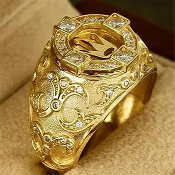 2021 Trends Vintage Означава Finger Rings Luxury Кристал Dragon Itachi Ring Пръстен От Неръждаема Стомана Bague Homme Anillos Ал Hombre