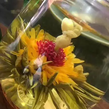 16 Парчета Цвете Чай 2021 Различни Цветя С Ръчно Изработени Цветя Чай Цъфтят Китайските Билкови Топки Занаяти Цветя За Опаковане На Подаръци