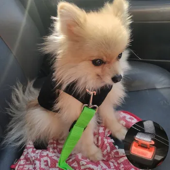 Регулируема Пет Cat Dog Car Seat Belt Safety Leads Vehicle Seatbelt Harness Seatbelt Lead Leash Travel Клип Зоотовары