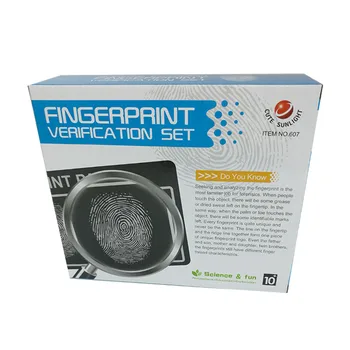 FingerprintsToy Spy Science Detection Crime Ловецът Kit For Children Kids Stem Toys Търсене И Анализ На Пръстови Отпечатъци