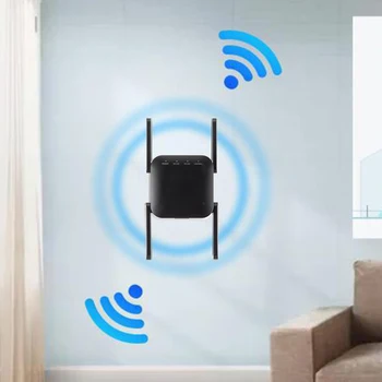 AC24 WiFi Range Extender 1200Mbps Dual Band WiFi Signal Booster AP Mode 5G Wifi Repeater Booster Thuis Wifi Internet Signaal