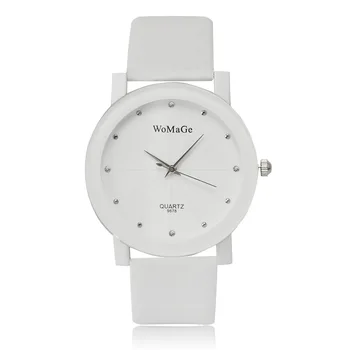 2018 Fashion WoMaGe Brand Luxury Crystal Watch Дамски часовник дамски Кожени дамски часовник saat rosi кол saati relogio feminino