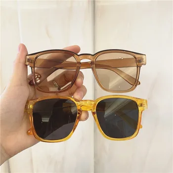 DYTYMJ Реколта Квадратни Слънчеви Очила Мъжете 2021 Мода Бонбони Цветове Дамски Слънчеви Очила на Луксозната Марка Дизайнерски Нюанси за Жени Gafas