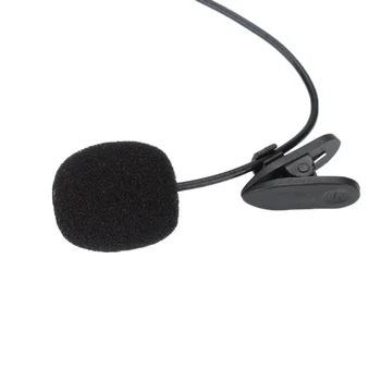 Lavalier Микрофон, 3.5 мм Жак Clip-on Гърдите Микрофон Микрофон за Запис Мини Преносим Жични микрофони За Смартфон iPhone, Android Нов